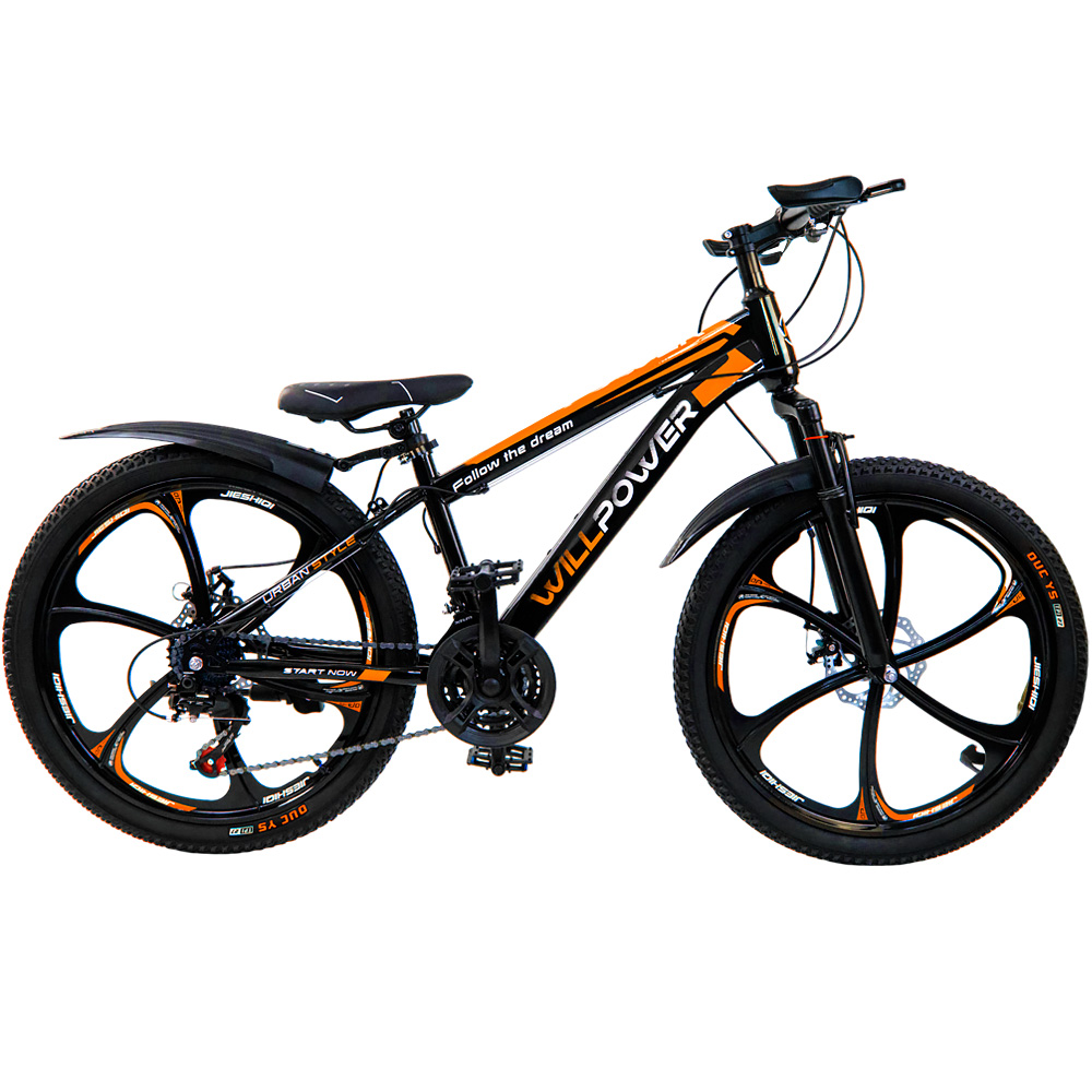Велосипед 2-х 24" WILLPOWER оранжевый FG23040113K-4