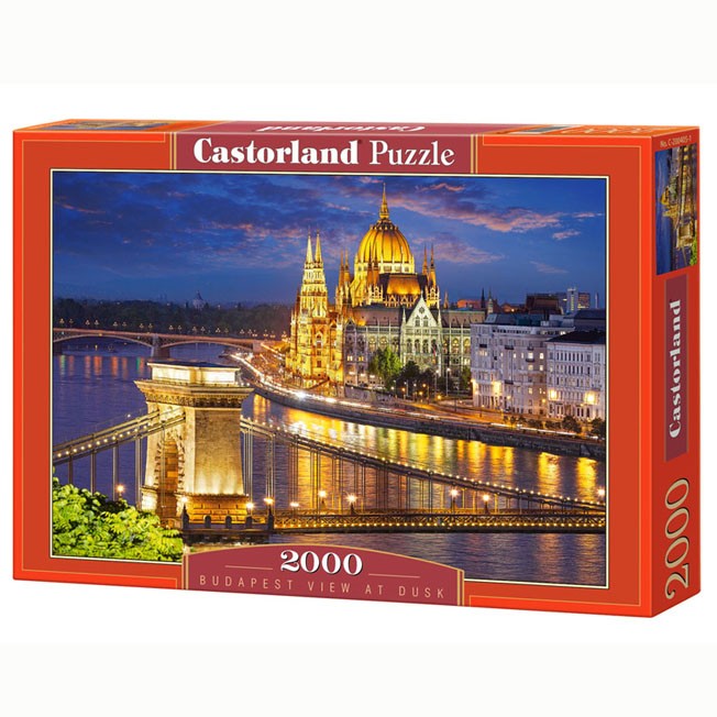 Пазл 2000 Будапешт в сумерках С-200405 Castor Land