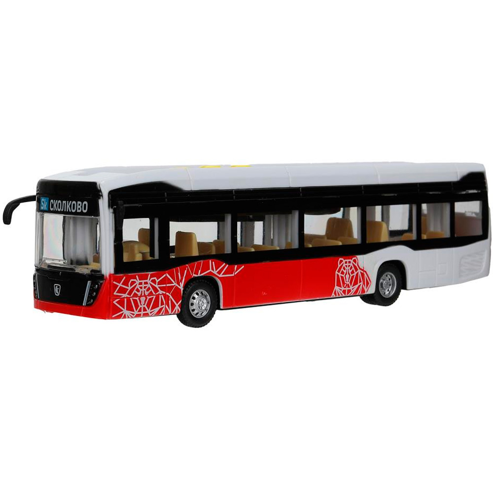 Модель KAMAZBUS-20PL-RD ЭЛЕКТРОБУС КАМАЗ-6282 19,5 см,красный Технопарк в коробке Модель KAMAZBUS-20PL-RD ЭЛЕКТРОБУС КАМАЗ-6282 19,5 см,красный Технопарк в коробке