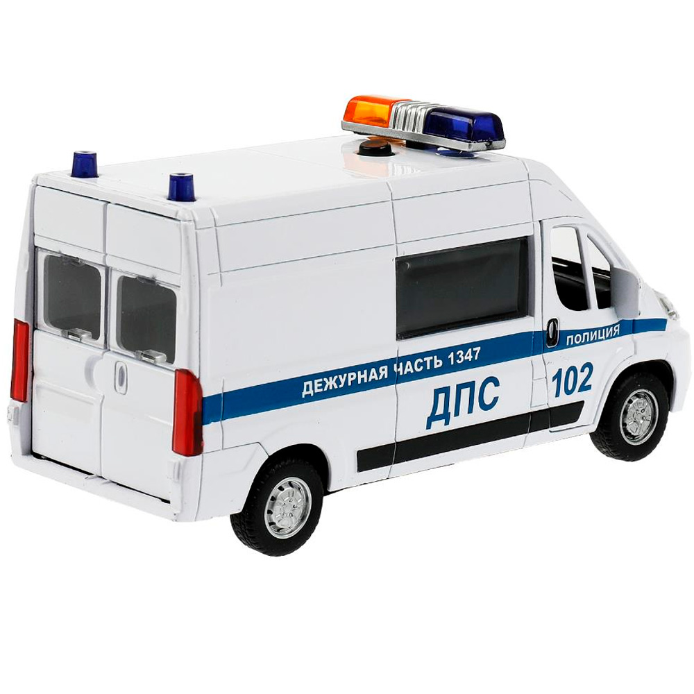 Модель JUMPER-14SLPOL-WH CITROEN JUMPER ПОЛИЦИЯ 14 см Технопарк Модель JUMPER-14SLPOL-WH CITROEN JUMPER ПОЛИЦИЯ 14 см Технопарк
