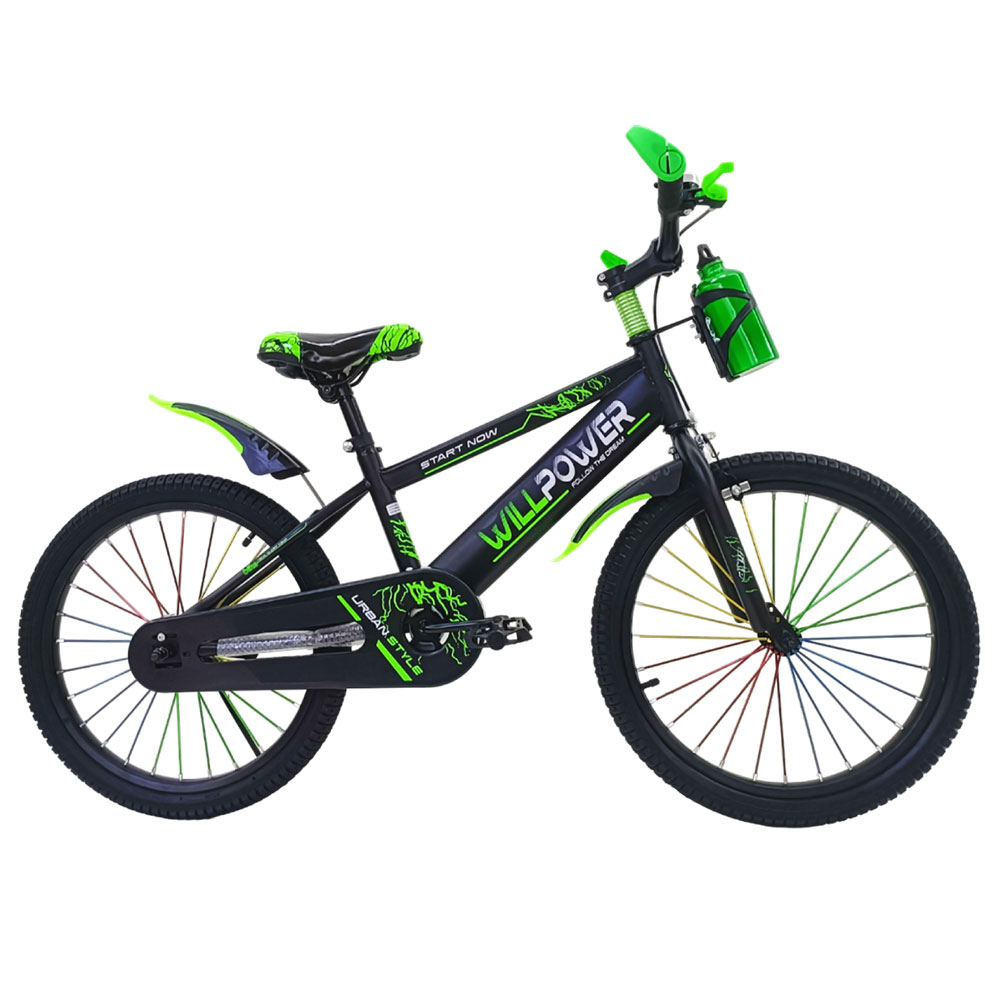 Велосипед 2-х 20" WILLPOWER зеленый FG230707017C-3