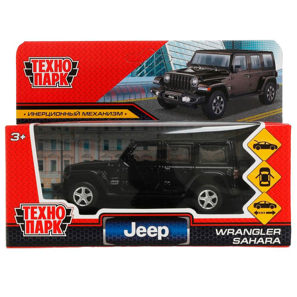 Модель SAHARA5D-12-BK JEEP WRANGLER SAHARA 12 см, двери, багаж, инерц, черный Технопарк в кор. Модель SAHARA5D-12-BK JEEP WRANGLER SAHARA 12 см, двери, багаж, инерц, черный Технопарк в кор.