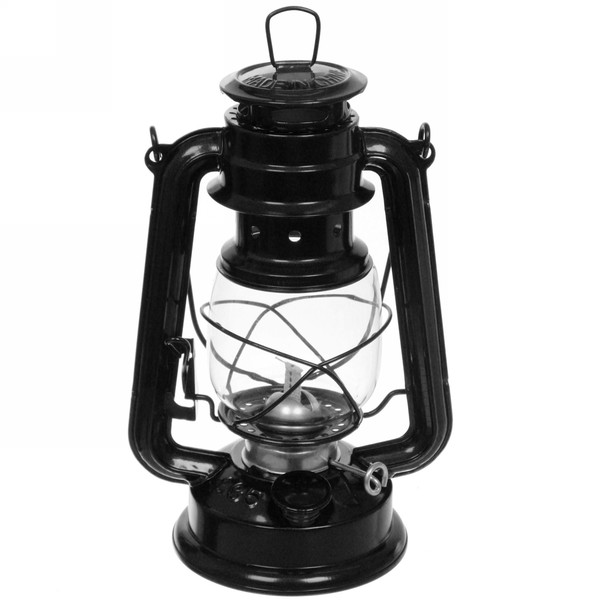 Лампа керосиновая "Винтаж" 24,5см 180мл переносная, цвет черный