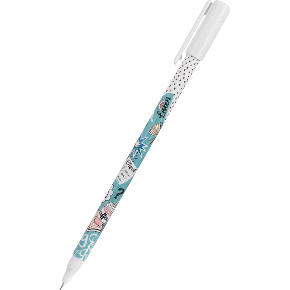 Ручка гелевая Hatber Doodles Синяя 0,5мм чернила fast dry GP_060752 Ручка гелевая Hatber Doodles Синяя 0,5мм чернила fast dry GP_060752