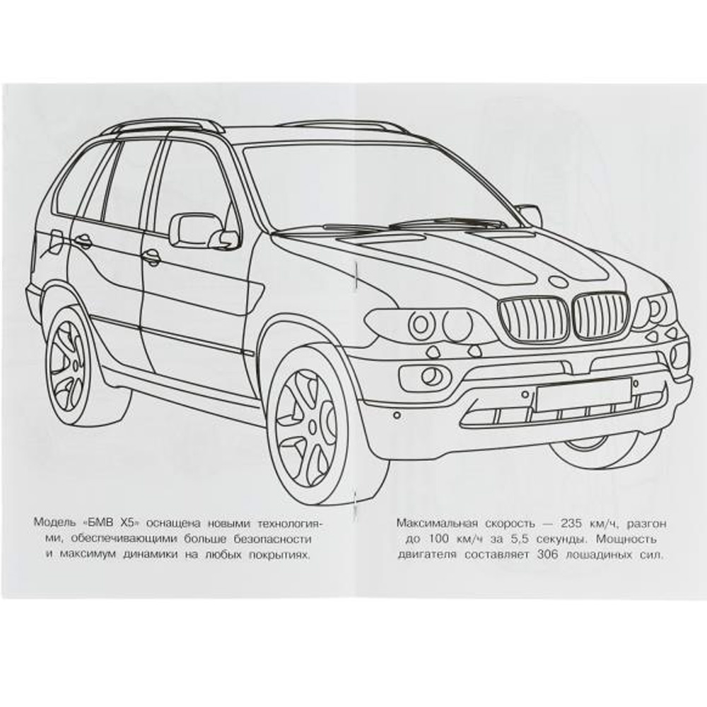 Раскраска 9785506076209 БМВ. Раскраска Малышка 16 заданий /100/ Раскраска 9785506076209 БМВ. Раскраска Малышка 16 заданий /100/