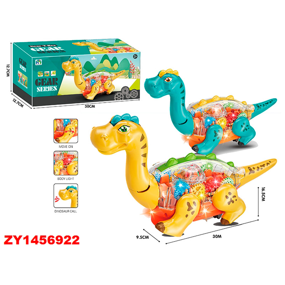 Игрушка на бат. 22116 Динозавр в кор.