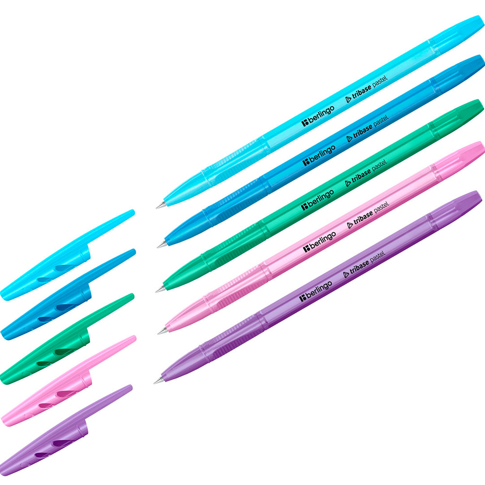 Ручка шарик синий 07,мм СВр_70942 Berlingo Tribase Pastel Ручка шарик синий 07,мм СВр_70942 Berlingo Tribase Pastel