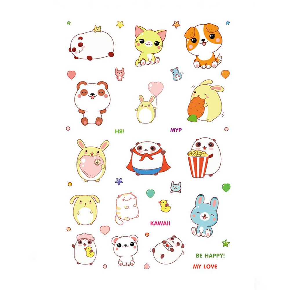 Наклейки KAWAII DREAM черная обложка 9785001418221 Наклейки KAWAII DREAM черная обложка 9785001418221