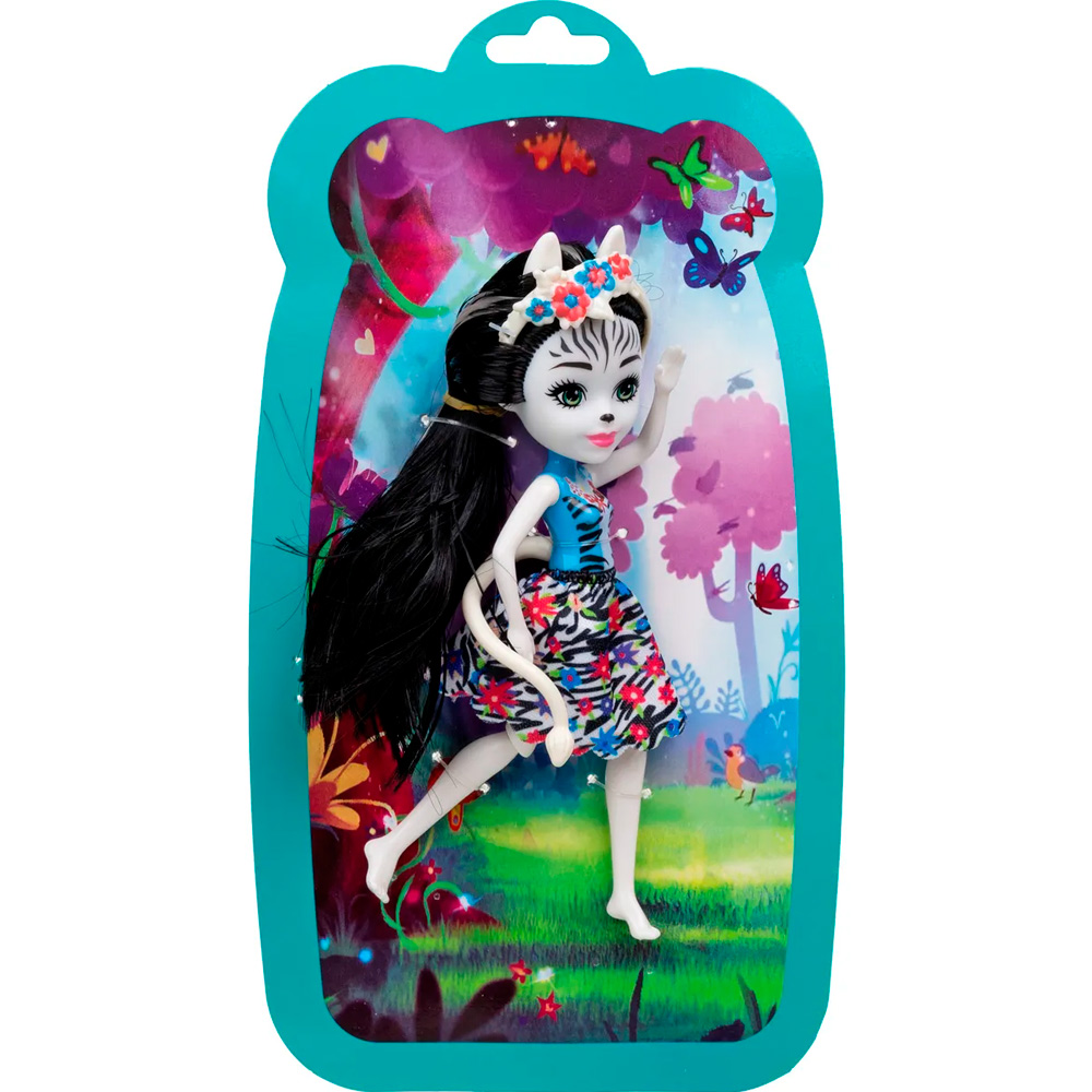 Кукла Лесные Феи 16 см с черными волосами Т24011 1toy Кукла Лесные Феи 16 см с черными волосами Т24011 1toy