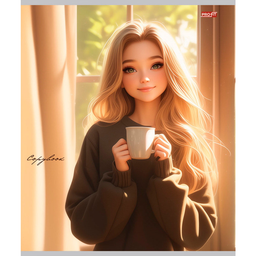Тетрадь 96 л. клетка ДЕВУШКИ С КОФЕ 96-9526 Тетрадь 96 л. клетка ДЕВУШКИ С КОФЕ 96-9526