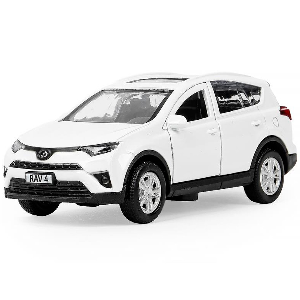 Модель RAV4-WH-WOD TOYOTA RAV4 длина 12 см двери, багажн, инерц. белый Технопарк в кор. Модель RAV4-WH-WOD TOYOTA RAV4 длина 12 см двери, багажн, инерц. белый Технопарк в кор.