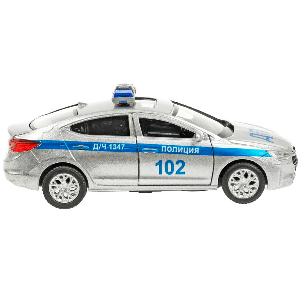 Модель ELANTRA-12SLPOL-SR HYUNDAI ELANTRA ПОЛИЦИЯ 12 см Технопарк в коробке Модель ELANTRA-12SLPOL-SR HYUNDAI ELANTRA ПОЛИЦИЯ 12 см Технопарк в коробке