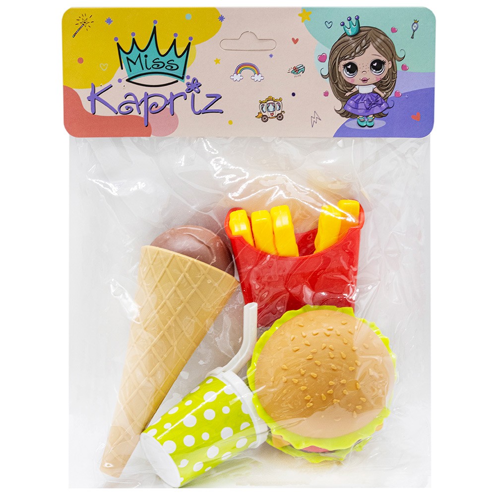 Набор продуктов Miss Kapriz YS8810 Фастфуд в пак. Набор продуктов Miss Kapriz YS8810 Фастфуд в пак.