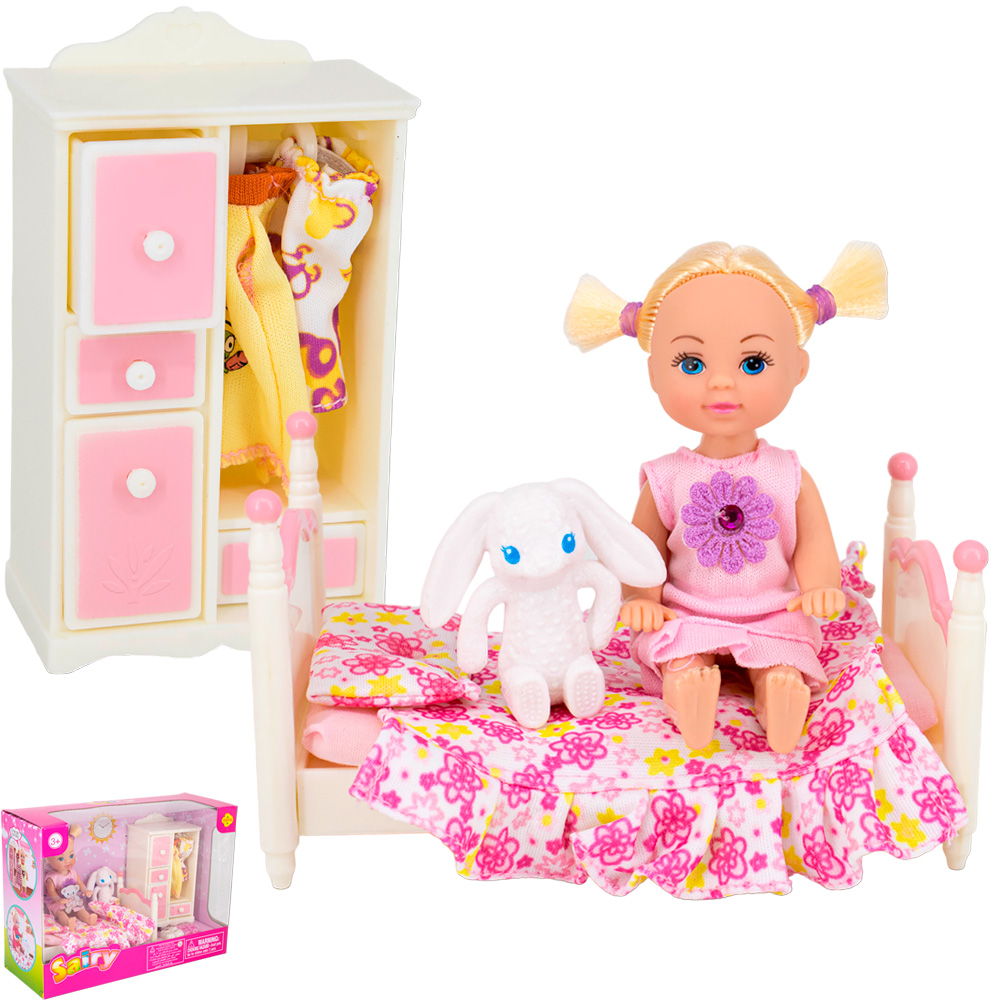 Кукла 8392 малышка Defa Lucy в спальне