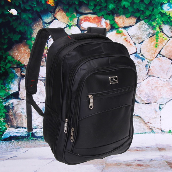Рюкзак многофункциональный "BAST BRUNO", с отделением для ноутбука, усиленные лямки, цвет черный , 47*35*14см (30литров)