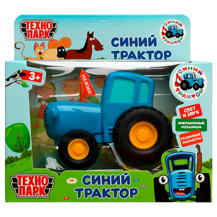 Модель BLUTRA-11SL-BU СИНИЙ ТРАКТОР свет-звук длина 11 см, инерц, синий Технопарк в коробке /48/ Модель BLUTRA-11SL-BU СИНИЙ ТРАКТОР свет-звук длина 11 см, инерц, синий Технопарк в коробке /48/