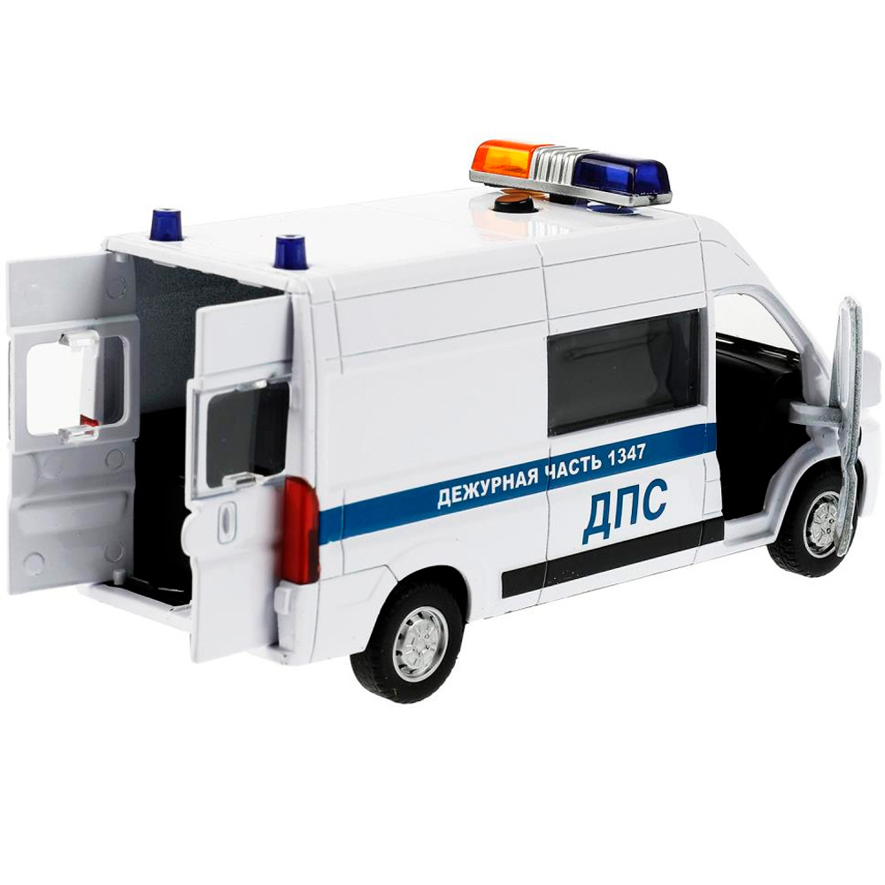 Модель JUMPER-14SLPOL-WH CITROEN JUMPER ПОЛИЦИЯ 14 см Технопарк Модель JUMPER-14SLPOL-WH CITROEN JUMPER ПОЛИЦИЯ 14 см Технопарк