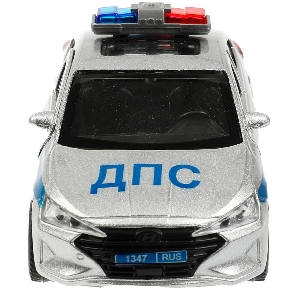 Модель ELANTRA-12SLPOL-SR HYUNDAI ELANTRA ПОЛИЦИЯ 12 см Технопарк в коробке Модель ELANTRA-12SLPOL-SR HYUNDAI ELANTRA ПОЛИЦИЯ 12 см Технопарк в коробке