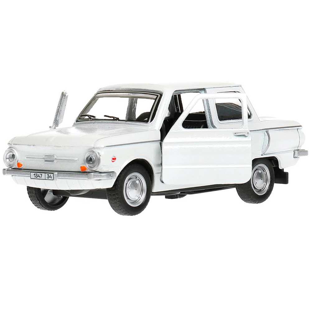Модель ZAZ968A-12-WH ЗАЗ-968а Запорожец 12 см, инерция, белый Технопарк в кор Модель ZAZ968A-12-WH ЗАЗ-968а Запорожец 12 см, инерция, белый Технопарк в кор