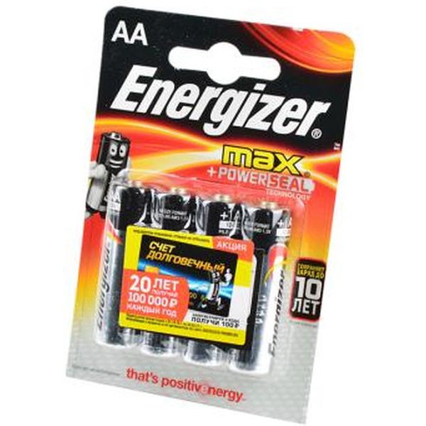 Элемент питания 28643 Energizer MAX POWER SEAL (4шт) LR6/316 BL4 /цена за упак/ Элемент питания 28643 Energizer MAX POWER SEAL (4шт) LR6/316 BL4 /цена за упак/