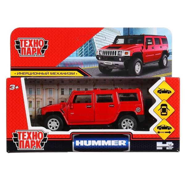Модель HUM2-12-RD Hummer H2 красный Технопарк  в кор.