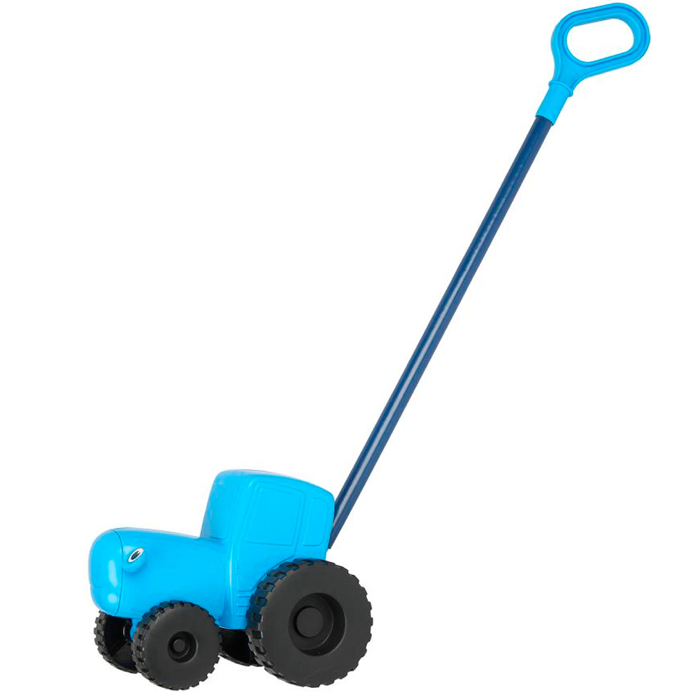 Каталка СИНИЙ ТРАКТОР 20 см BLUTRA-20PL-STICK-WOD