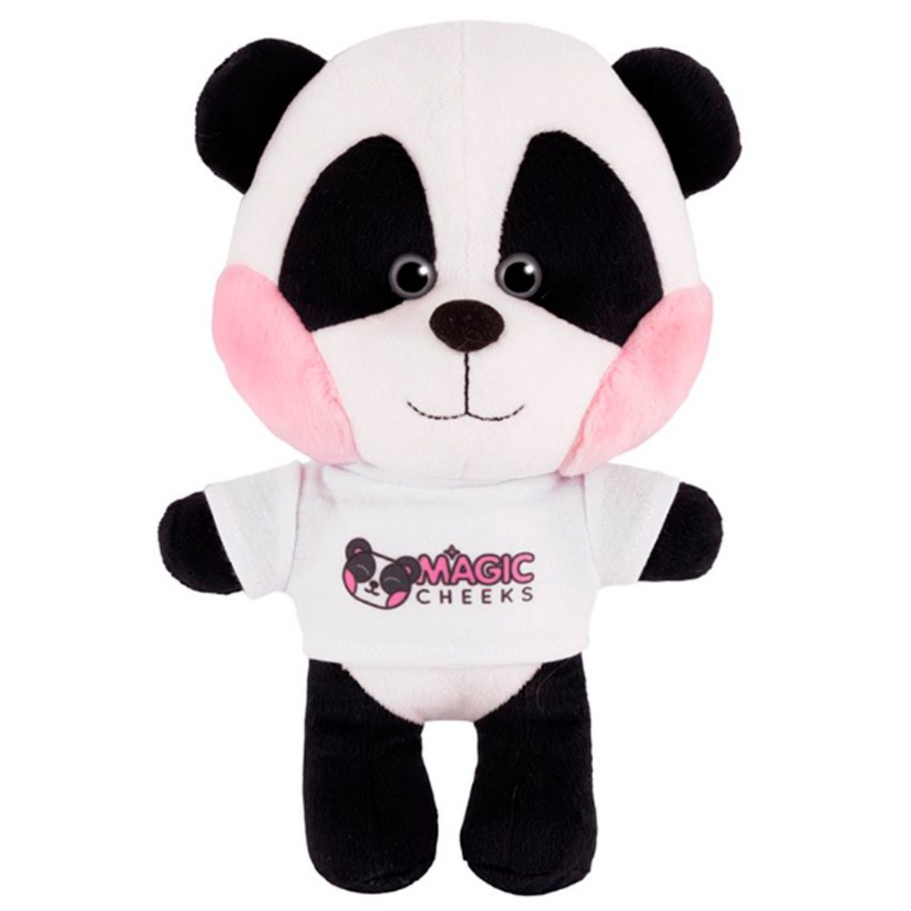 Панда с Розовыми Щёчками в Футболке 25 см MT-MRT-MG01202301-25.