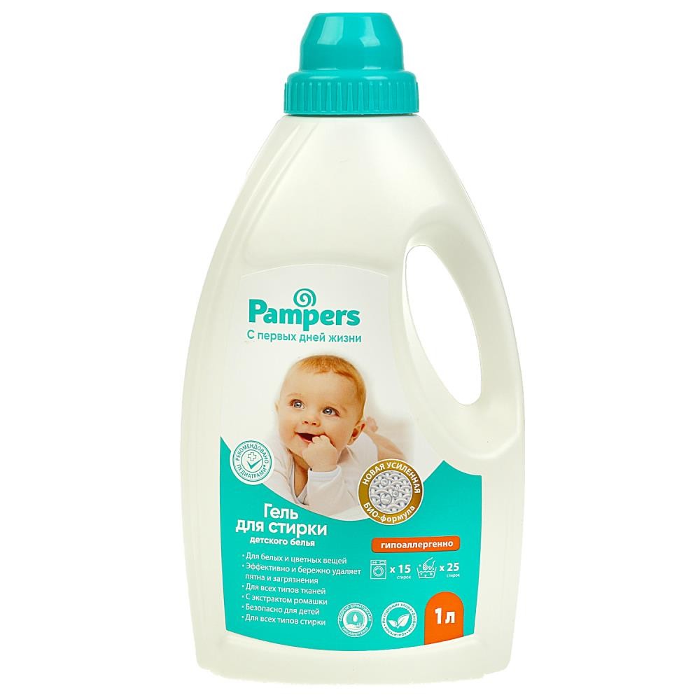 Гель для стирки детского белья pampers 1 л Заботливая мама BH097279PM