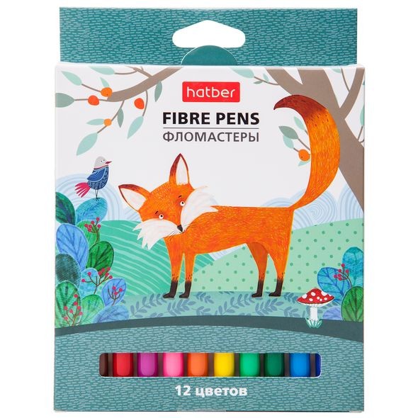 Фломастеры 12 цв. COLORA FP_063870 Hatber Фломастеры 12 цв. COLORA FP_063870 Hatber