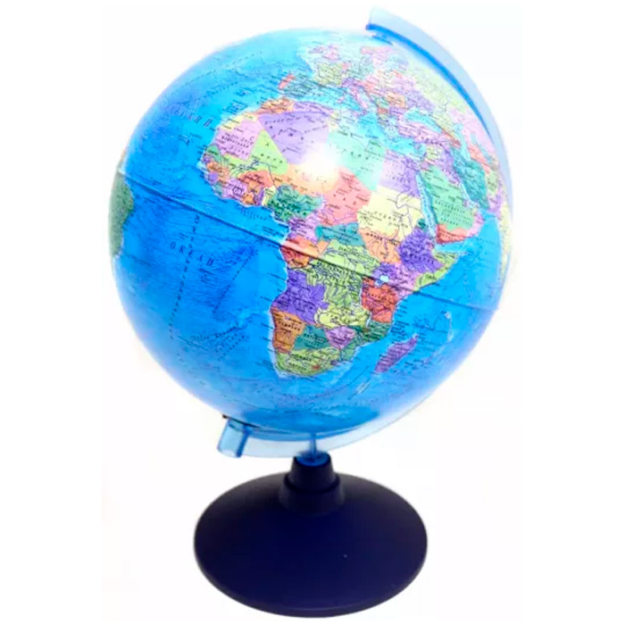 Глобус Земли политический 250 мм с подсветкой от батареек Классик Евро Ве012500255.....