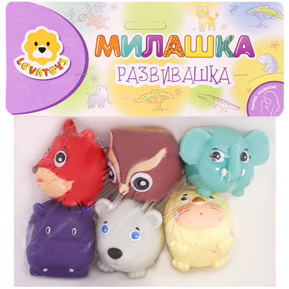 Набор резиновых игрушек для ванны Levatoys MKY8619 в пак. Набор резиновых игрушек для ванны Levatoys MKY8619 в пак.